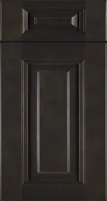 Aspen Charcoal Gray (AC) sample door, raised panel