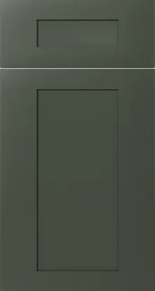 Aston Green (AG) sample door, five-piece shaker, full overlay