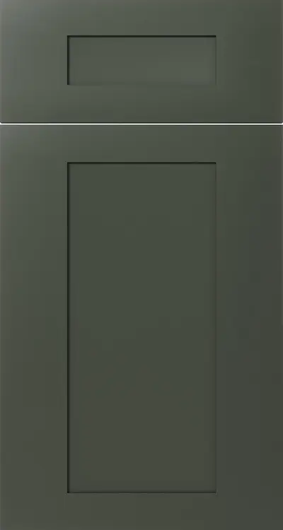 Aston Green (AG) sample door, five-piece shaker, full overlay