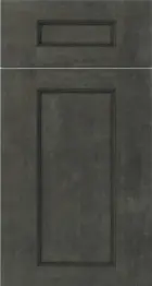 Double Smokey Gray (DSG) sample door, double-step shaker, full overlay
