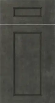Double Smokey Gray (DSG) sample door, double-step shaker, full overlay