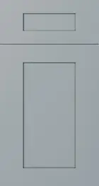 Shaker Gray (GR) sample door, five-piece shaker, full overlay