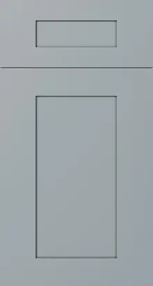 Shaker Gray (GR) sample door, five-piece shaker, full overlay