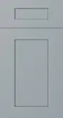 Shaker Gray (GR) sample door, five-piece shaker, full overlay