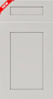 Lunar Gray (LG) sample door, five-piece shaker, full overlay
