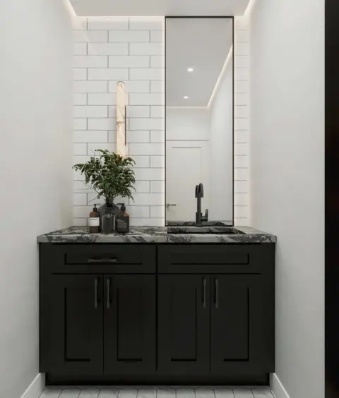 Black bathroom vanity cabinet inspiration