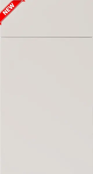 Matte Ivory (MI) sample door, matte slab